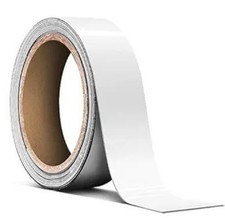 Ultra Gloss White Air-Release Adhesive Vinyl Pinstripe Tape Ro Size: 1  x 20ft