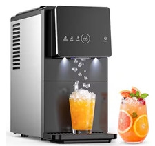 33 lb. Countertop Nugget Ice Maker with Self-Cleaning Function
