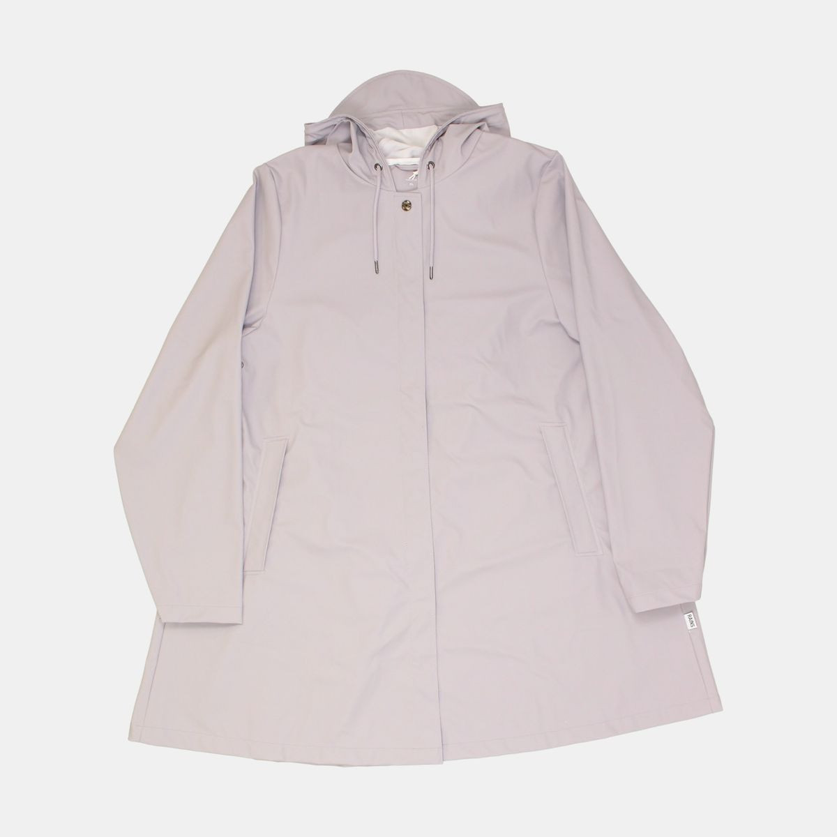 Rains A-Line Jacket / Size M / Short / Mens / Grey / Polyester