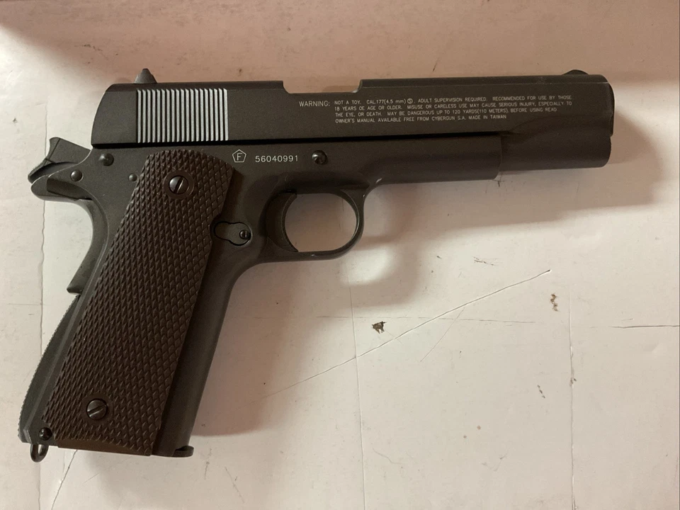 Cal. Tanfoglio Witness 1911 CO2 .177 Pistola Blowback BB - Imagem 4 de 4