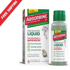 Absorbine Jr. Extra Strength Pain Relieving Liquid, Liquid Pain Reliever 4 Oz