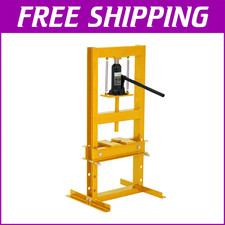6 Ton Hydraulic Press H-frame Floor Shop Press Wsteel Movable Plates Adjustabl