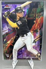 2024 Topps Finest Endy Rodriguez #70 RC Purple Refractor  /250 Pirates