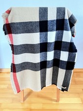 Burberry Schal Kaschmir Wolle Unisex Kariert ...