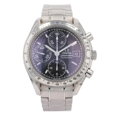 Omega Speedmaster Date Black Dial Automatic Stainless Steel Men's Wristwatch