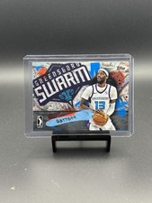 2024-25 Topps G-League - Team Logo Marcus Garrett #TL-10 Blue Foil Swarm