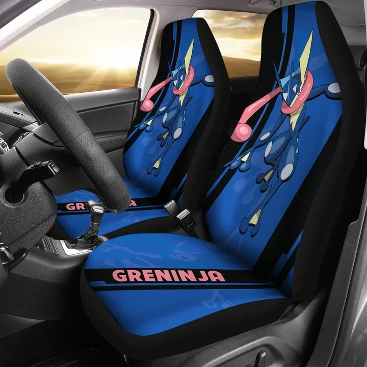 Greninja PKM Car Seat Covers Style For Fans