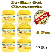 Ricitos De Oro Chamomile Baby Styling Gel. Alcohol Free. 4.0 Fl Oz. Pack of 6