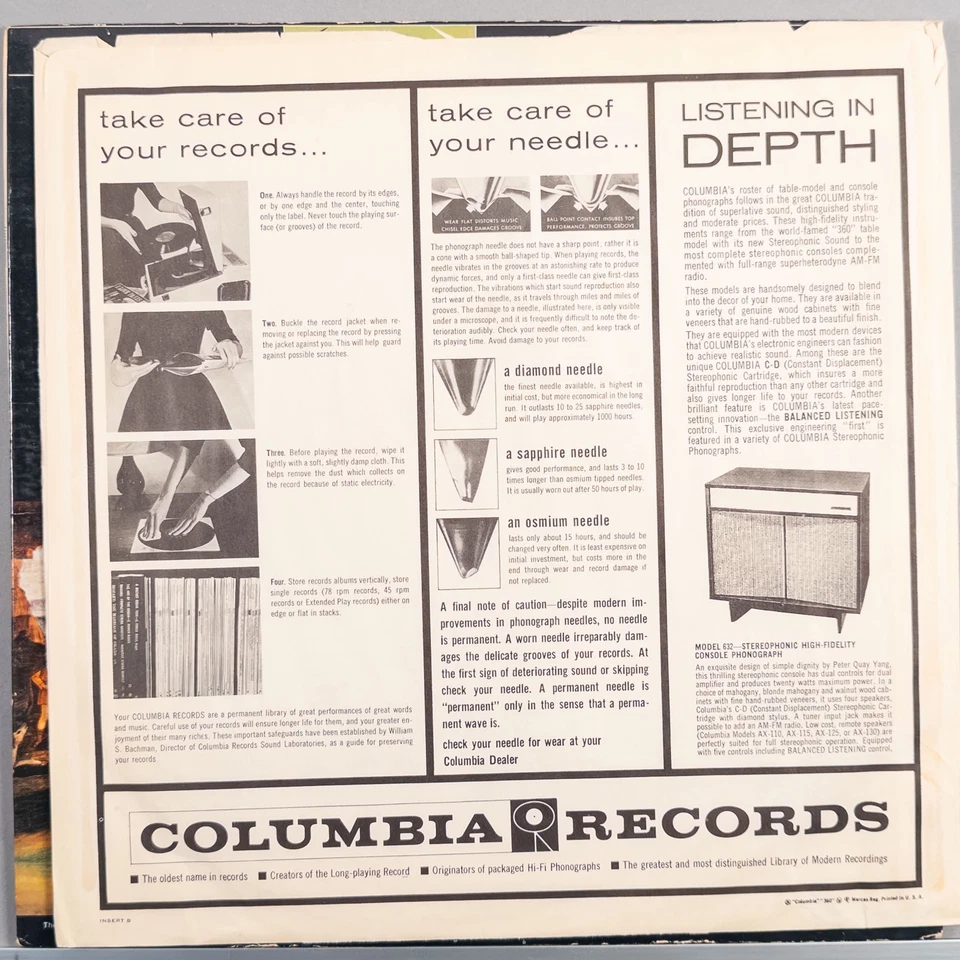 HANDEL: MESSIAH CHRISTMAS MUSIC New York Philharmonic BERNSTEIN 1960 LP VG+/VG+ Foto 4 de 4