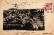 CPA DJIBOUTI Stand des Automobiles du Desert SOMALIA (831387)