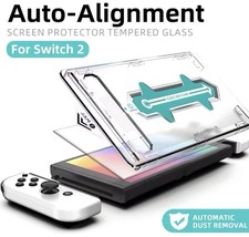 Screen Protector for Nintendo Switch 2/OLED HD Clear Tempered Glass Display