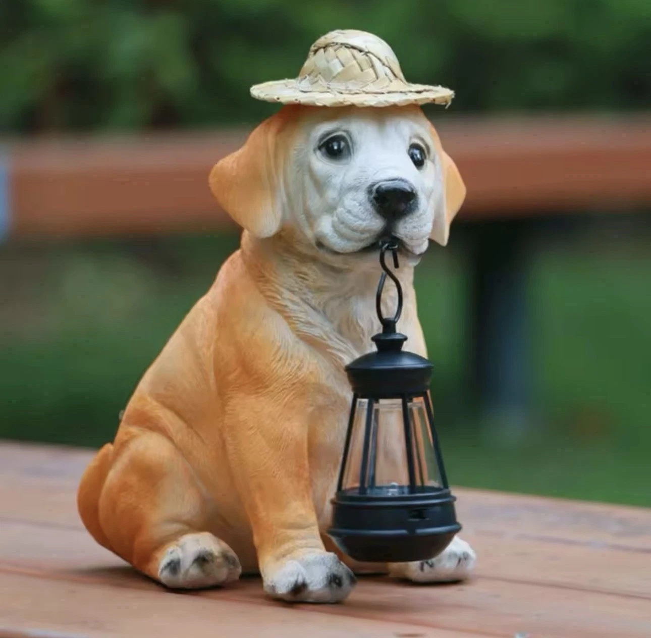 Cute Labrador Puppy Solar Lantern Statue Outdoor Garden Dog Light Patio Decor
Opens in a new window 