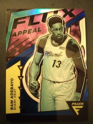 Bam Adebayo 13/99 Jersey Number! Flux Appeal 20-21 Miami Heat Panini