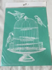 NEW “Birdcage” Chalk Couture Chalk Transfer Stencil Size B