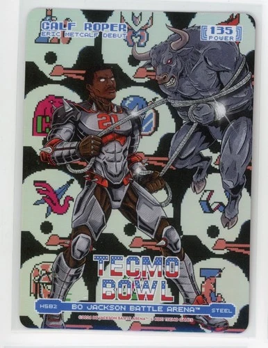 2026 Bo Jackson Battle Arena Tecmo Bowl Calf Roper Helmets Steel Foil