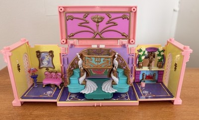 1999 VINTAGE BLUEBIRD POLLY POCKET DREAM BUILDERS MANSION FOYER ENTRANCE HALL