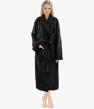   PAVILIA Premium Womens Plush Soft Robe Fluffy Warm Fleece No Size SEALED   