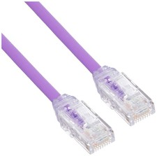 PANDUIT LAN Cable Cat6A Ultra-thin Professional 3m Purple UTP28X3MVL