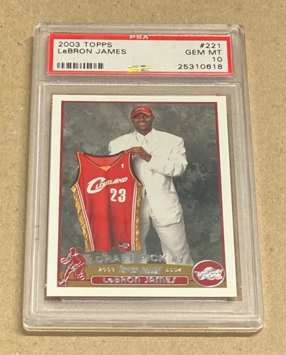 Lebron James 2003 Topps Lebron James #221 Rookie