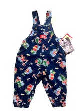 1995 OshKosh B gosh Baby B gosh Overalls NWT USA Vintage 18M Construction Print