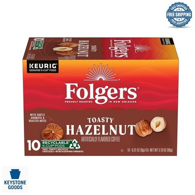 Toasty Hazelnut Keurig Coffee Pods - 10 Count