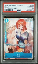 2024 ONE PIECE JAPANESE OP09-EMPERORS IN THE NEW WORLD ALTERNATE ART NAMI PSA 10
