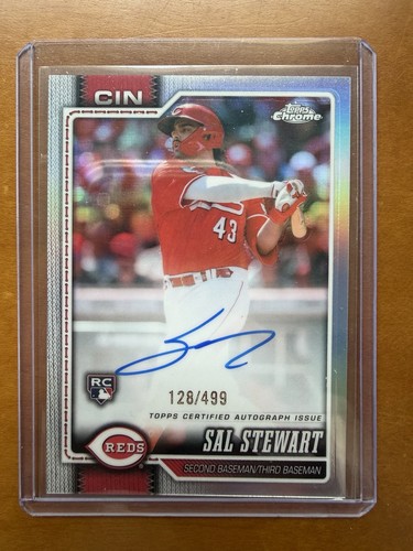 2026 Topps Chrome Sal Stewart Refractor Auto /499