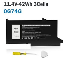    0G74G Battery For Dell Latitude 5300 5310 7300 7400 P97G001 P97G002 P96G 2PFPW