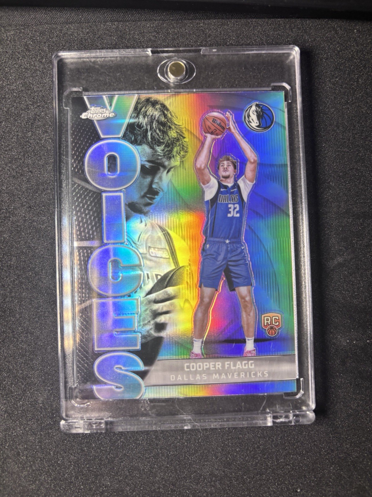 2025 Topps Chrome Basketball Voices Refractor VS-6 Cooper Flagg Rookie Card 🏀🏀