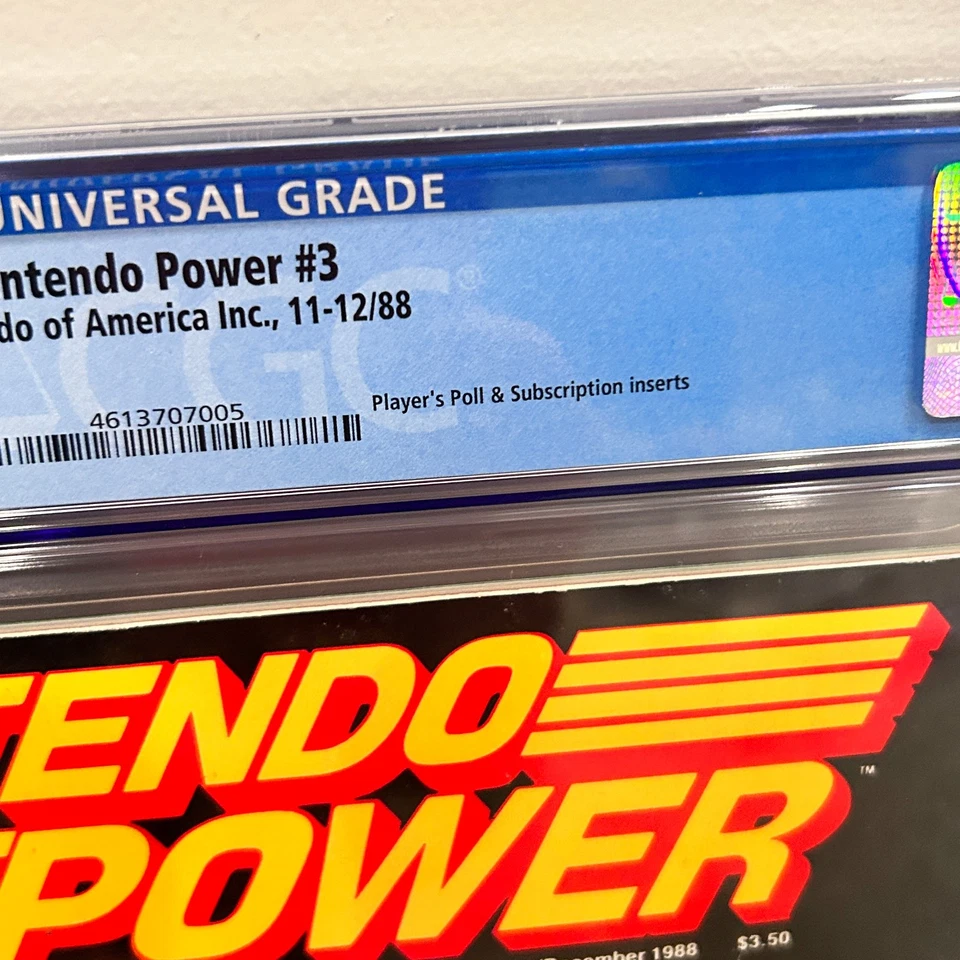 Nintendo Power Magazine #3 CGC 9.0 Track & Field II - Complete! Investment piece Foto 2 de 2