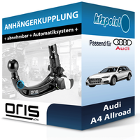 für Audi A4 Allroad 06.2016-Jetzt Oris AnhäNgerkupplung Abnehmbar Neu