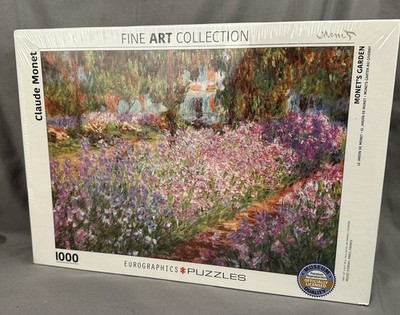 Fine Art Collection Jigsaw Puzzle Claude Monet Artist's Garden 1000-Pieces NEW