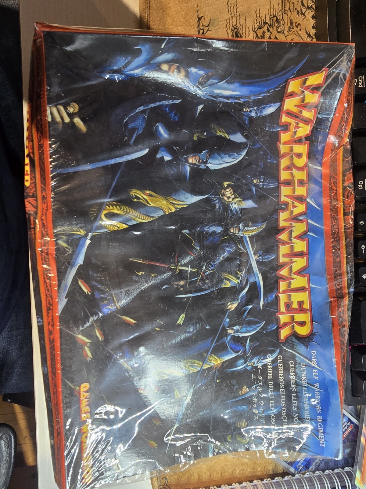 Warhammer Fantasy Dark Elf Warriors Regiment 2001 OOP – Old World Elves