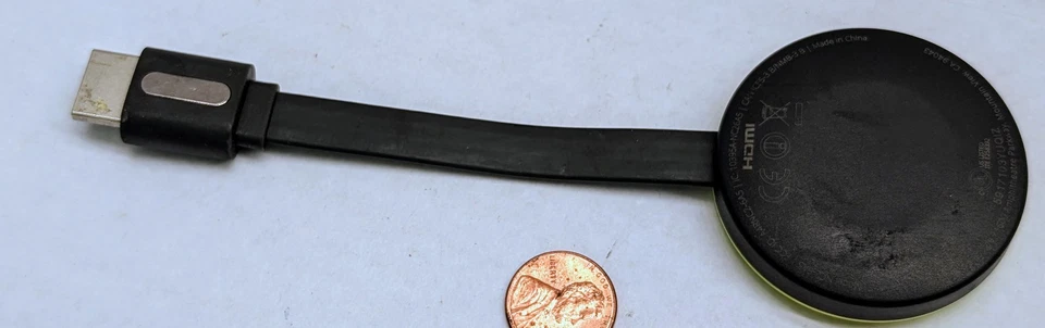 Google Chromecast (2.ª generación) HDMI Wi-Fi Media.Transmisor de TV (NC2-6A5) Lima/amarillo. Foto 2 de 4