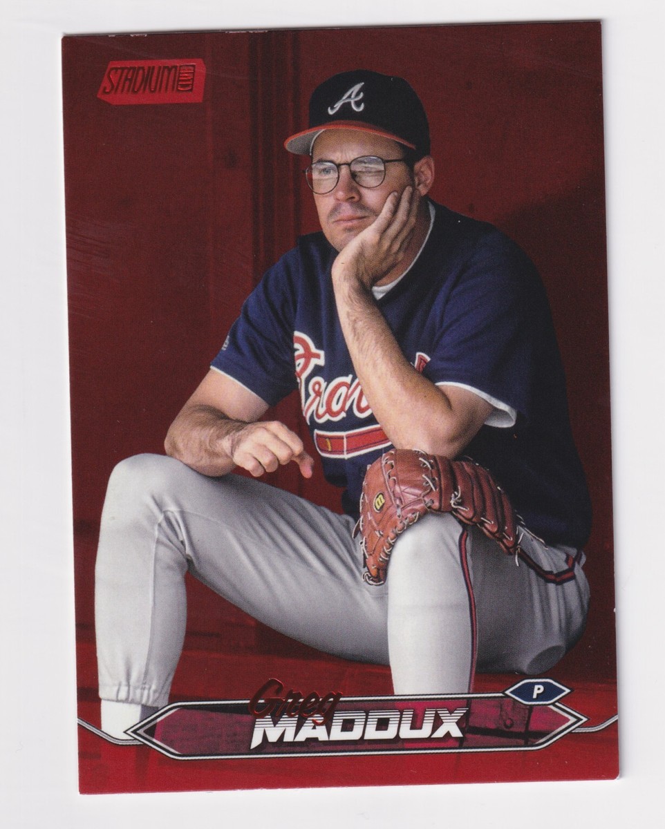 2024 Topps Stadium Club RED PARALLEL #85 GREG MADDUX Atlanta 