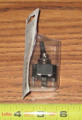 Dorman 84896 TOGGLE Switch - Metal Style - Amber LED 30 AMPS