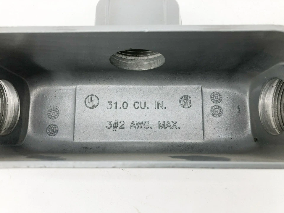 Lot of 2 New Appleton T125A Conduit Bodies 1-1/4" Aluminum O-Z/ Gedney Form 85 - Image 3 of 4