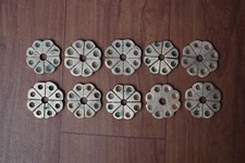 Ferramenta vintage in ottone per mobili fiori legno ferro porta armadio fatto...