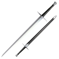 Cold Steel Hand-And-A-Half "Bastard" Sword, 33.5" Double-Edged Blade - 88HNH