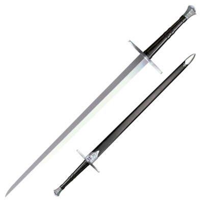 Cold Steel Hand-And-A-Half ''Bastard'' Sword, 33.5'' Double-Edged Blade - 88HNH