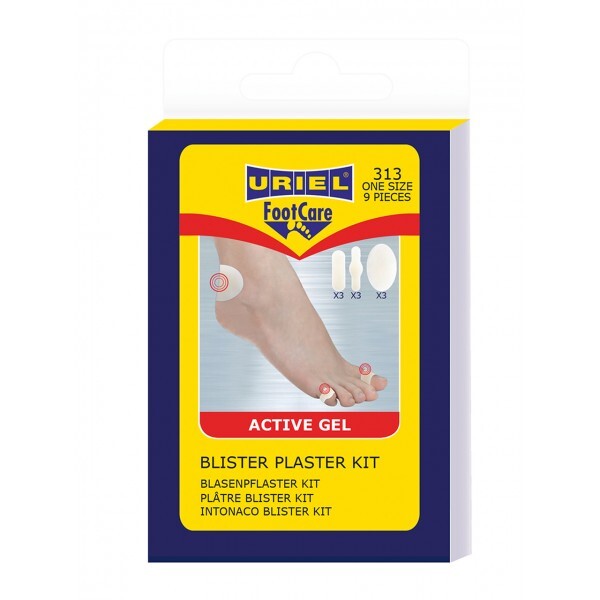 Kit de yeso ampolla URIEL | Kit de 9 piezas para talón y dedos de los pies