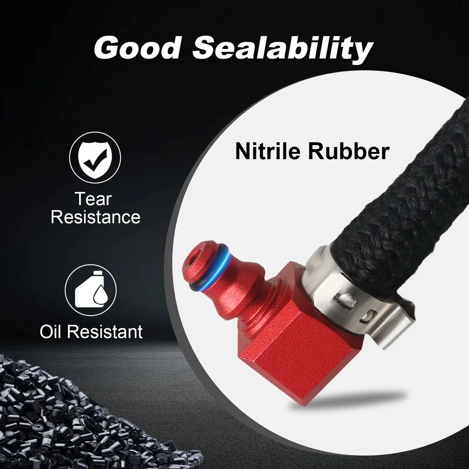 Upgrade NEW Pair Fuel Injector Return Line Kits for 2004-2005 GMC Yukon 3/4 TON Foto 3 de 4