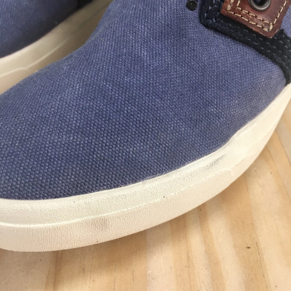 Timberland Botas Mujer 6 Amherst Chukka Azul Lona Con Cordones Tobillo Top A15PZ Foto 3 de 4