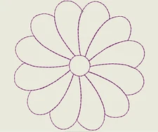 36 Quilting Embroidery Designs on Floppy/USB Drive - JEF, SHV, PES, and VP3