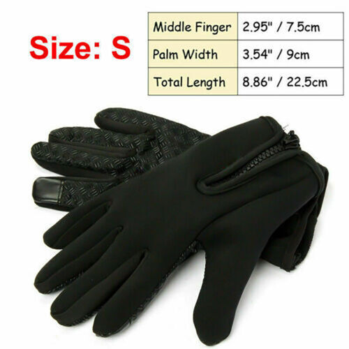 Men Women Winter Warm Windproof Waterproof Thermal Touch Screen Gloves Mittens - Bild 11 von 14