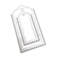 Label Metal Cutting Dies Stencil DIY Scrapbooking Album Paper Card Template