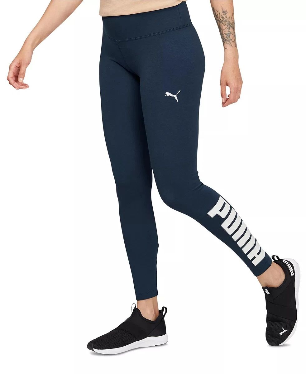 PUMA Women's Athletic Graphic Full-Length Leggings in Parisian Night Size  XS