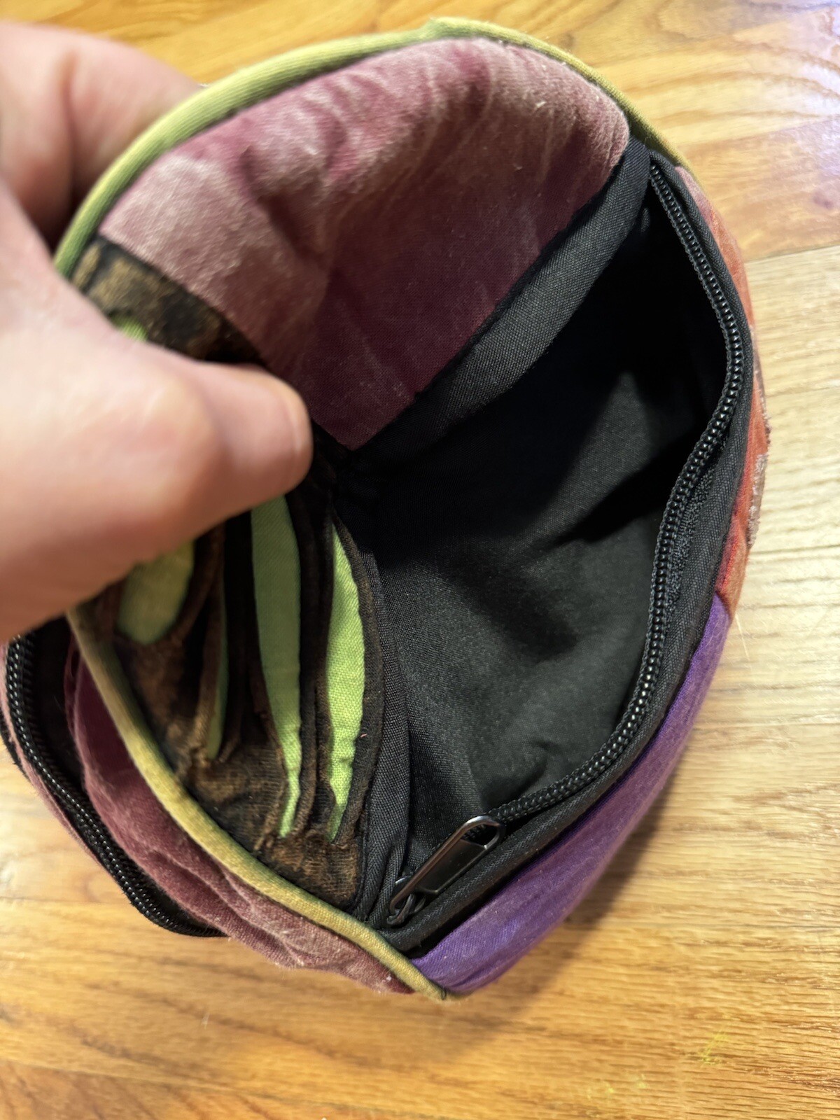 Patchwork Backpack- Zip Up- Pick Pocket Free- Sto… - image 10