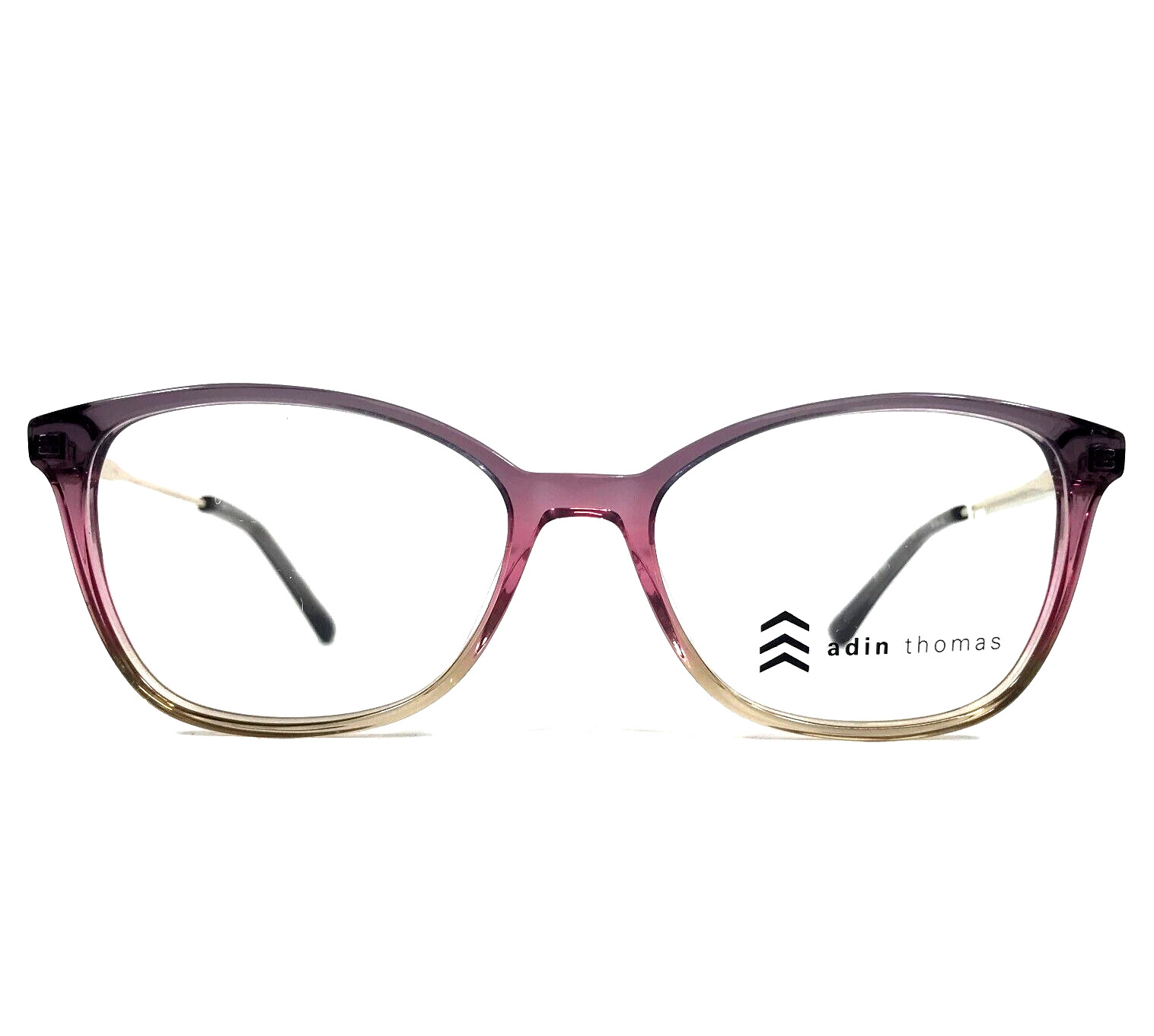 Оправа для очков Adin Thomas AT-484 C3 Серо-розово-золотая Кошачий глаз с полной оправой 52-16-140