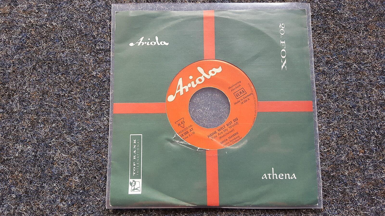 7"" Single Vinyl Anita Traversi - Meine Welt bist du